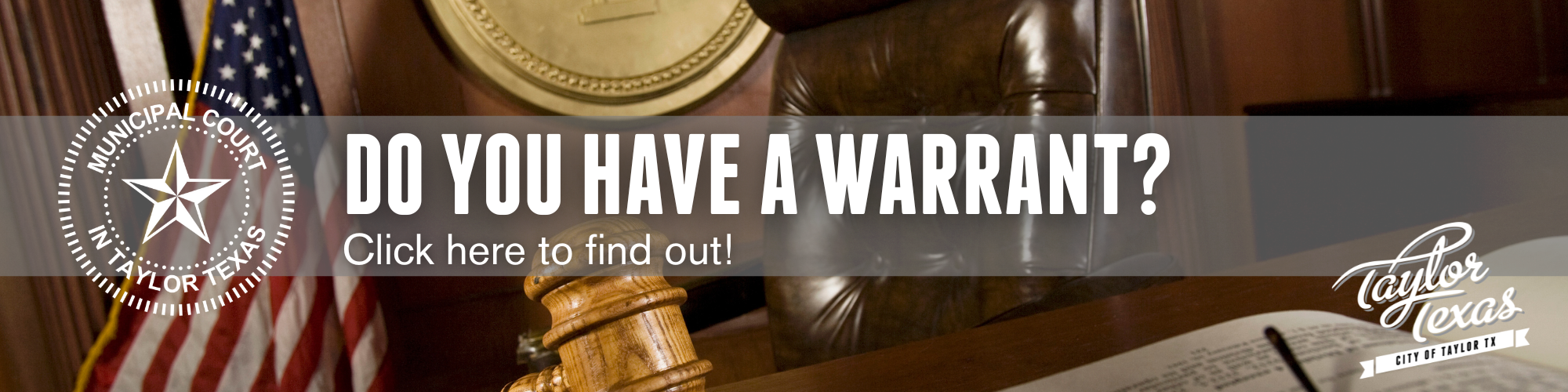 Do you have a warrant? Click here to find out!