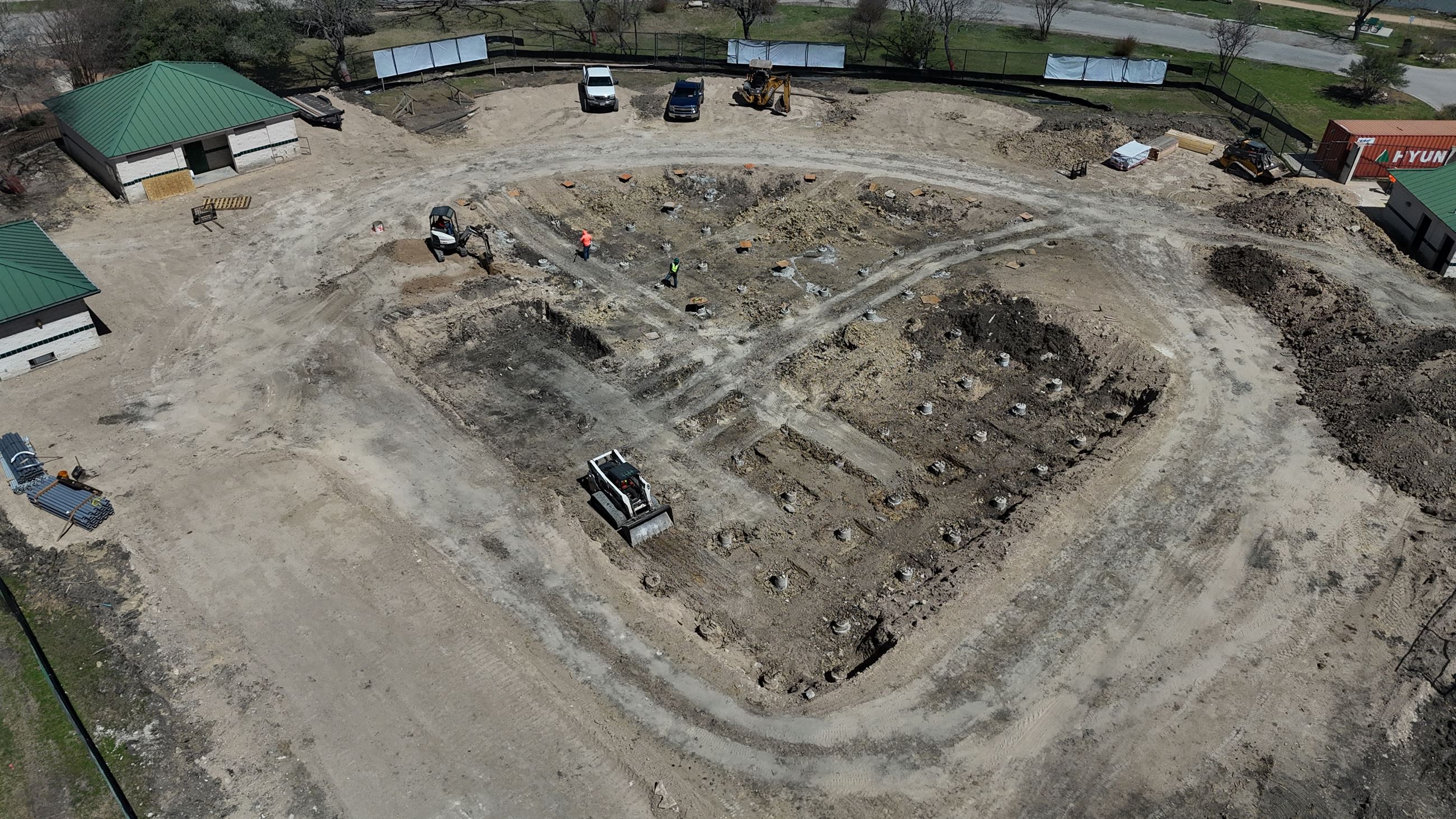 Doris Roznovak Aquatic Center Construction - March 17, 2025
