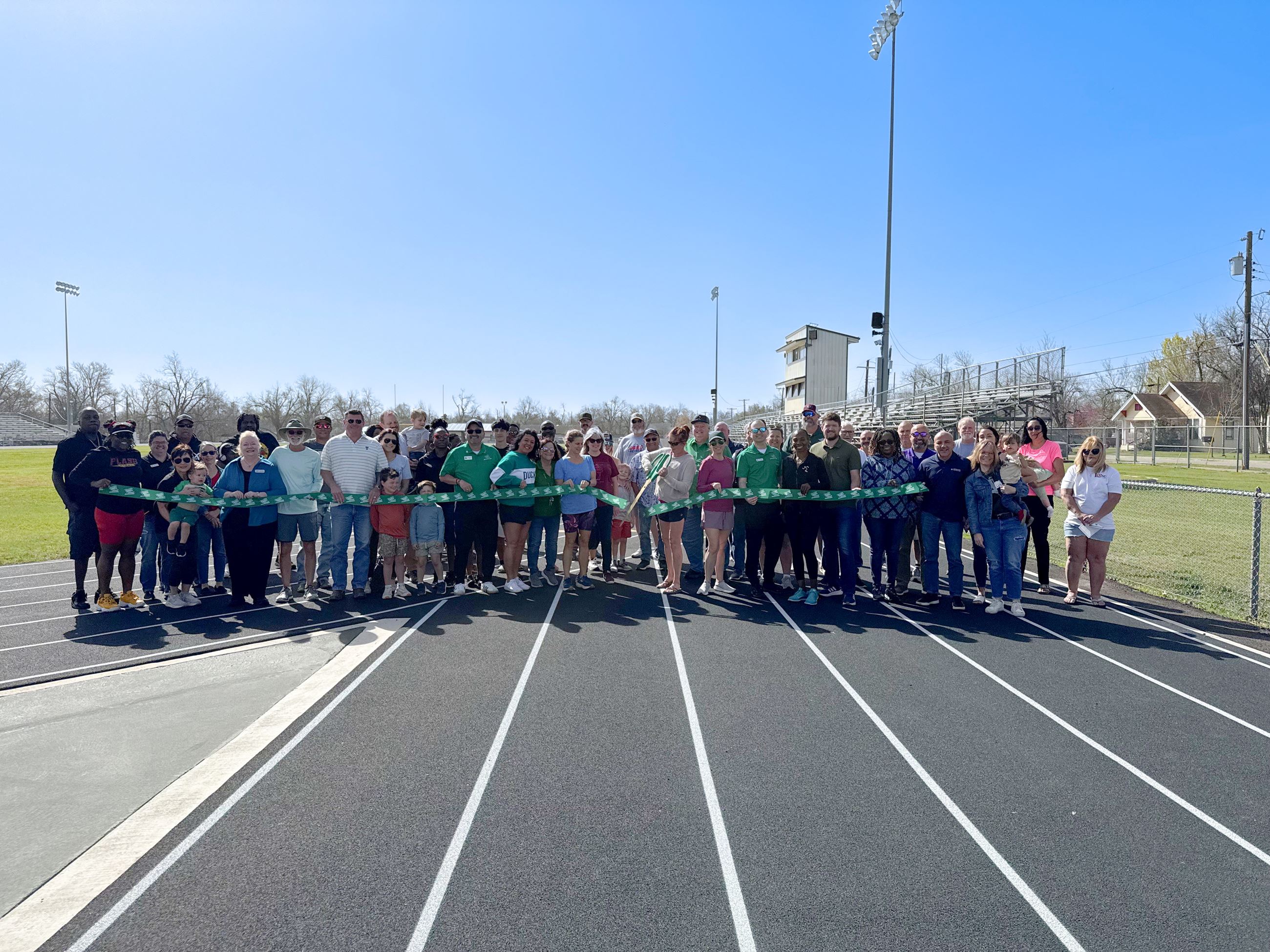 Memorial Track Ribbon Cutting