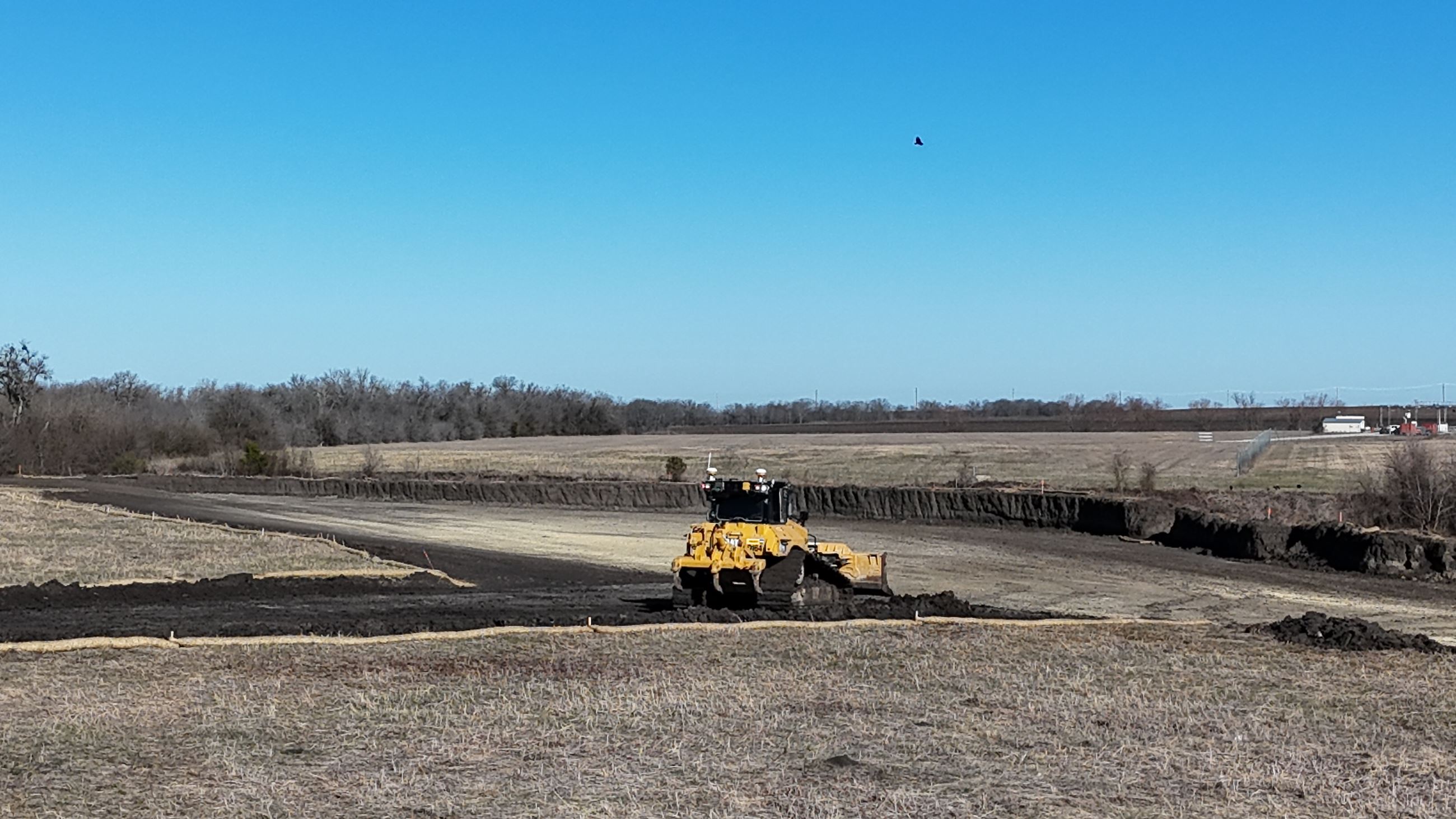 Mustang Creek Drainage Project Excavation