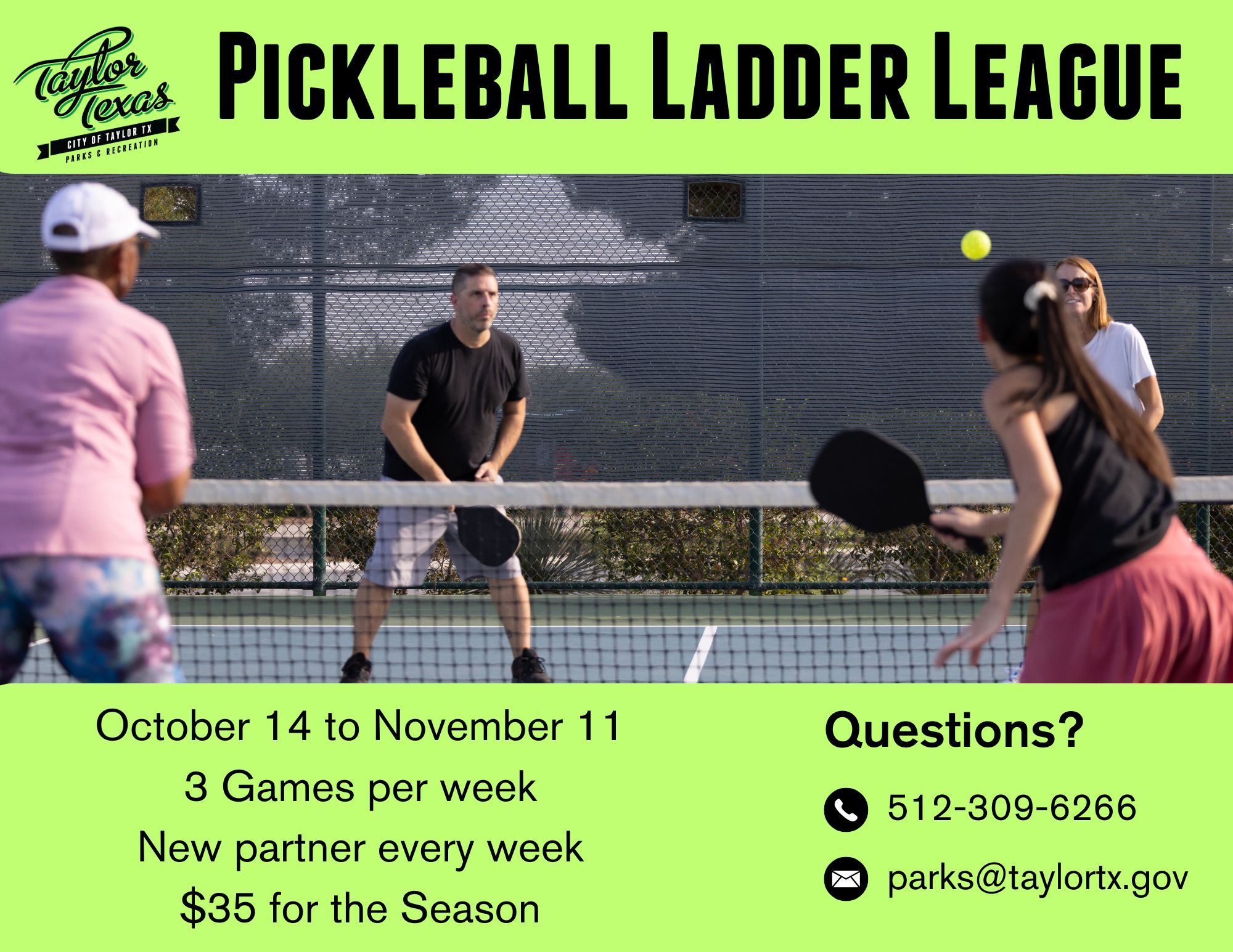 Pickleball Ladder League